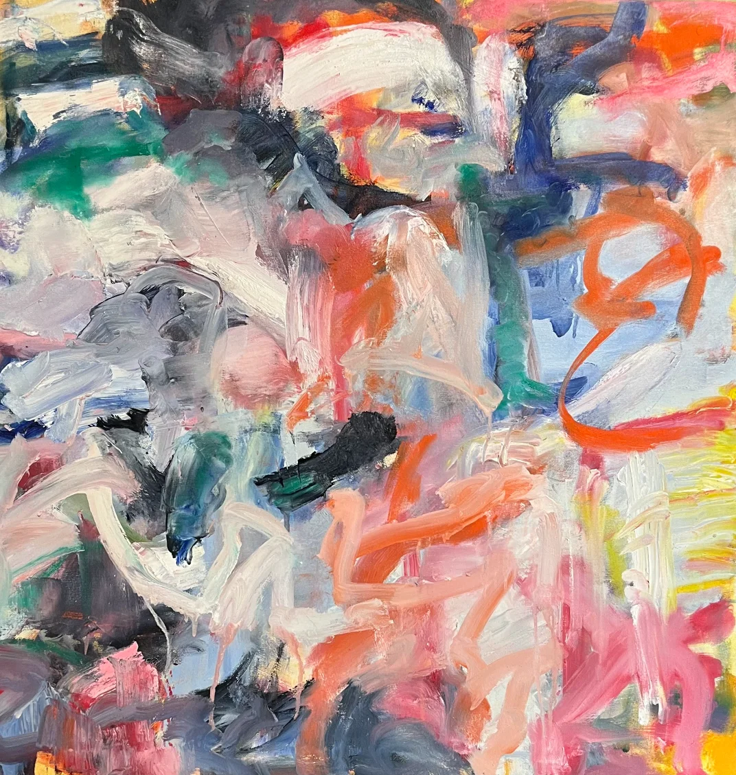 Headlands 95x95cm oil on canvas